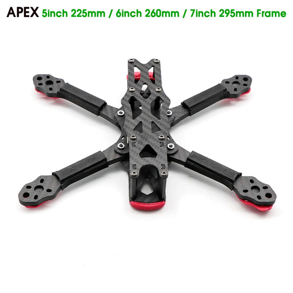 Planet Gates 3/4/5/6/7/8/9inch Carbon Fiber Quadcopter Frame For APEX 5 6 7 8 9 Inch / APEX-HD / APEX DC O3 / APEX-DC HD  FPV RC Racing Drone