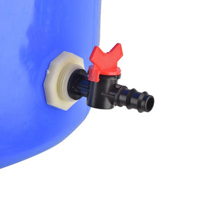 Planet Gates 3/4 Inch Rain Barrel Bulkhead Fitting Kit PVC Rain Barrel Valve with Hose AdapterRain Barrel Kit for Aquariums Water Tanks Pools