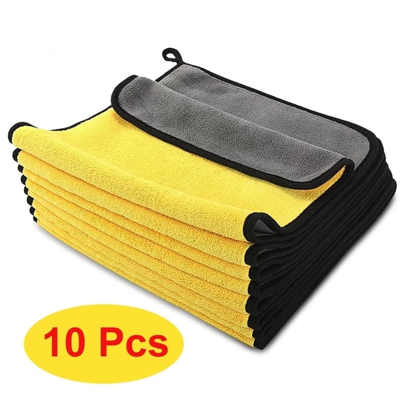 Planet Gates 3/5/10 Pcs Extra Soft Car Wash Microfiber Towel Car Cleaning Drying Cloth Home Kitchen Rag Dishwashing Towel 30*30cm (11.8*11.8 Inch), Brighter Colors