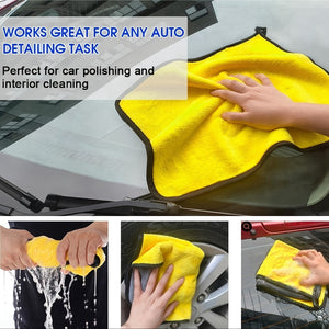 Planet Gates 3/5/10 Pcs Extra Soft Car Wash Microfiber Towel Car Cleaning Drying Cloth Home Kitchen Rag Dishwashing Towel 30*30cm (11.8*11.8 Inch), Brighter Colors