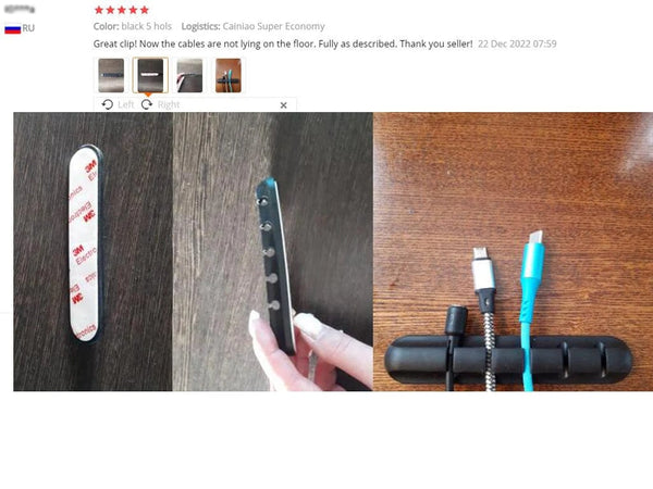 Planet Gates 3/5/7 Clips Adhesive Cable Winder Desktop Wire Earphone Cable Holder Desk Organizer Stationery Office Supplies Material Escolar