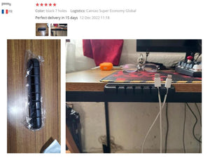 Planet Gates 3/5/7 Clips Adhesive Cable Winder Desktop Wire Earphone Cable Holder Desk Organizer Stationery Office Supplies Material Escolar