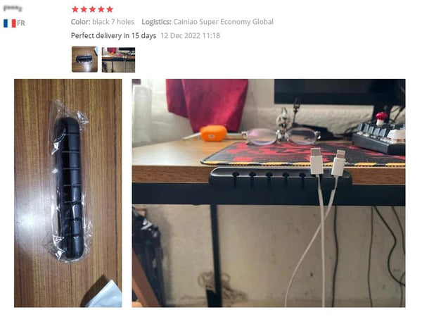 Planet Gates 3/5/7 Clips Adhesive Cable Winder Desktop Wire Earphone Cable Holder Desk Organizer Stationery Office Supplies Material Escolar