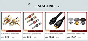 Planet Gates 3.5 To 6.35 Audio Adapter 6.5mm To 3.5mm Jack Converters Male Female Connector Headphone Plug 6.3mm 6.5mm Consumer Electronics