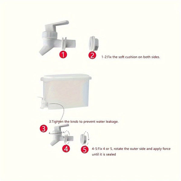 Planet Gates 3.5L 1pc, Refrigerator Cold Kettle, Summer Cooling Large Capacity Fruit Tea Kettle, Household High Temperature Resistant Drink Bucket, With Faucet Ice Water Juice Bucket, Kitchen Supplies, Bar Supplies