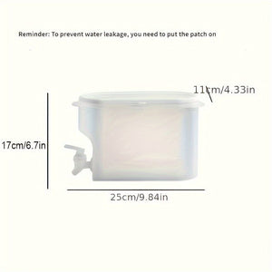 Planet Gates 3.5L 1pc, Refrigerator Cold Kettle, Summer Cooling Large Capacity Fruit Tea Kettle, Household High Temperature Resistant Drink Bucket, With Faucet Ice Water Juice Bucket, Kitchen Supplies, Bar Supplies