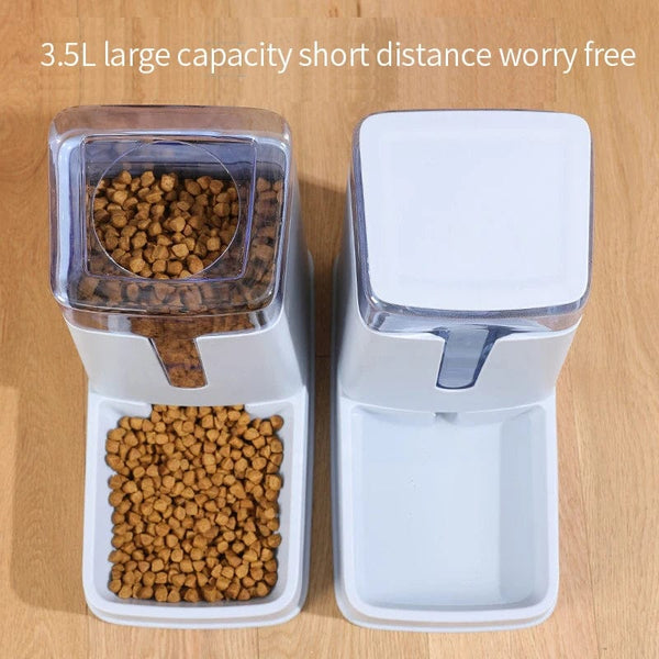 Planet Gates 3.5L Auto Food Feeder Dispenser Dog Cat Bowl Feeder Large Capacity Dog Cat Water Food Feeding Pet Supplies Pet Fountain