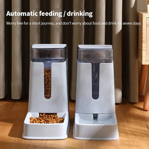 Planet Gates 3.5L Auto Food Feeder Dispenser Dog Cat Bowl Feeder Large Capacity Dog Cat Water Food Feeding Pet Supplies Pet Fountain
