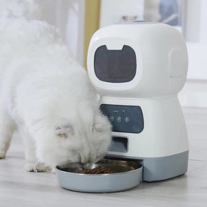Planet Gates 3.5L Automatic Pet Feeder Smart Food Dispenser For Dog Cat Bowl Timer Robot Pet Feeding Water Dispenser Auto Sensor Cat Fountain