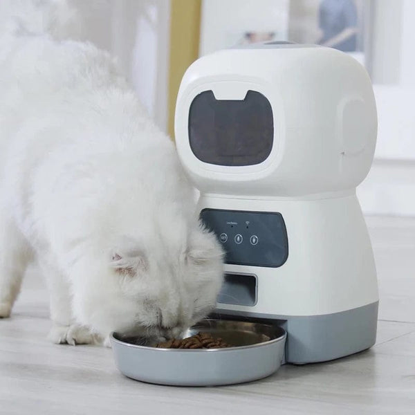 Planet Gates 3.5L Automatic Pet Feeder Smart Food Dispenser For Dog Cat Bowl Timer Robot Pet Feeding Water Dispenser Auto Sensor Cat Fountain