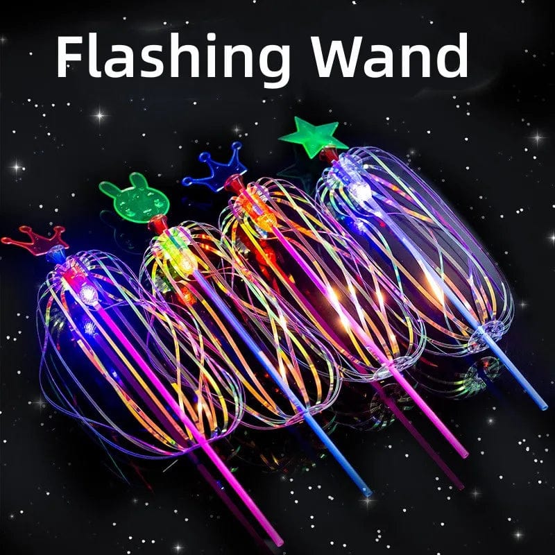 Planet Gates 3/5Pcs Magic Twist Bubble Wand Rainbow Led Glowing Bubble Stick Colorful Bubble Wand Kids Luminous Toys Wedding Party Gifts