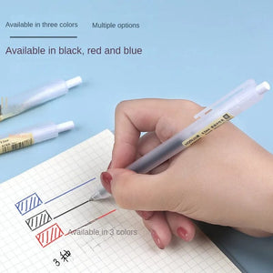 Planet Gates 3/6/10Pcs Gel Pens Set Black/red/blue Ballpoint for writing 0.5mm Refills Office Accessories School Supplies Stationery