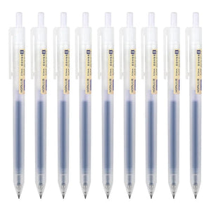 Planet Gates 3/6/10Pcs Gel Pens Set Black/red/blue Ballpoint for writing 0.5mm Refills Office Accessories School Supplies Stationery