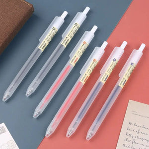 Planet Gates 3/6/10Pcs Gel Pens Set Black/red/blue Ballpoint for writing 0.5mm Refills Office Accessories School Supplies Stationery