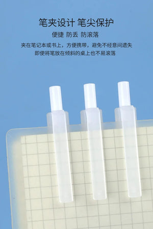 Planet Gates 3/6/10Pcs Gel Pens Set Black/red/blue Ballpoint for writing 0.5mm Refills Office Accessories School Supplies Stationery