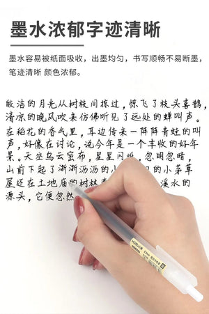 Planet Gates 3/6/10Pcs Gel Pens Set Black/red/blue Ballpoint for writing 0.5mm Refills Office Accessories School Supplies Stationery