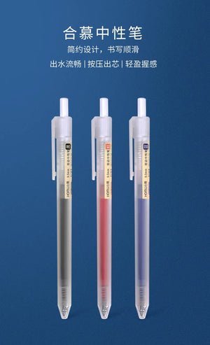 Planet Gates 3/6/10Pcs Gel Pens Set Black/red/blue Ballpoint for writing 0.5mm Refills Office Accessories School Supplies Stationery