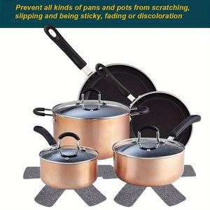 Planet Gates 3/6/12pcs 10.2/13.8/15inch Pot And Pan Protectors, 3 Different Size, Pot Dividers Pads, Stacking Pan Protectors, Pan Separators Pads For Protecting And Separating Pots And Pans