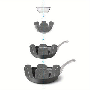 Planet Gates 3/6/12pcs 10.2/13.8/15inch Pot And Pan Protectors, 3 Different Size, Pot Dividers Pads, Stacking Pan Protectors, Pan Separators Pads For Protecting And Separating Pots And Pans