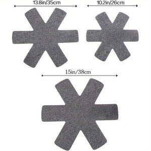 Planet Gates 3/6/12pcs 10.2/13.8/15inch Pot And Pan Protectors, 3 Different Size, Pot Dividers Pads, Stacking Pan Protectors, Pan Separators Pads For Protecting And Separating Pots And Pans
