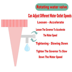 Planet Gates 3/6/12Pcs Automatic Flower Watering Device Timing Adjustable Drip Water Seepage Device Potted Plant Irrigation Tool For Flowers