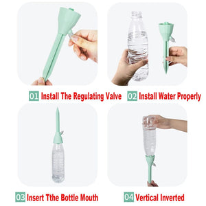 Planet Gates 3/6/12Pcs Automatic Flower Watering Device Timing Adjustable Drip Water Seepage Device Potted Plant Irrigation Tool For Flowers