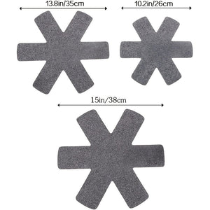 Planet Gates 3/6pcs 25.91/35.05/38.1 Cm Pot And Pot Protectors, Pot Dividers, Stacked Pot Protectors, And Pot Dividers Are Used To Protect And Separate Pots And Pans