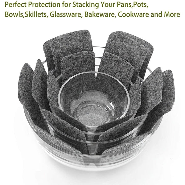 Planet Gates 3/6pcs 25.91/35.05/38.1 Cm Pot And Pot Protectors, Pot Dividers, Stacked Pot Protectors, And Pot Dividers Are Used To Protect And Separate Pots And Pans