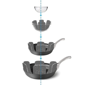 Planet Gates 3/6pcs 25.91/35.05/38.1 Cm Pot And Pot Protectors, Pot Dividers, Stacked Pot Protectors, And Pot Dividers Are Used To Protect And Separate Pots And Pans