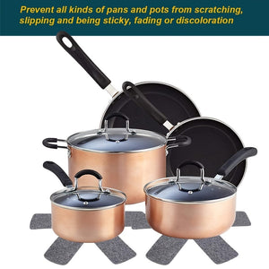 Planet Gates 3/6pcs 25.91/35.05/38.1 Cm Pot And Pot Protectors, Pot Dividers, Stacked Pot Protectors, And Pot Dividers Are Used To Protect And Separate Pots And Pans