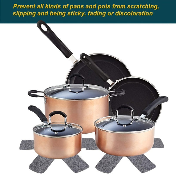 Planet Gates 3/6pcs 25.91/35.05/38.1 Cm Pot And Pot Protectors, Pot Dividers, Stacked Pot Protectors, And Pot Dividers Are Used To Protect And Separate Pots And Pans