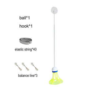 Planet Gates 3 ball set Self Study Badminton Trainer Portable Practice Robot Professional Stretch Badminton Training Tool Self-Study Shuttlecock Rebound