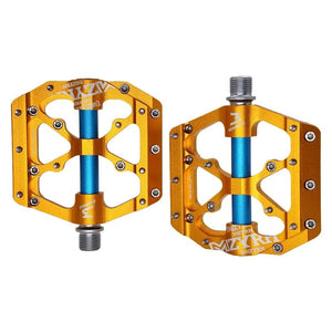 Planet Gates 3 Bearings Bicycle Pedals Ultralight Anti-slip CNC BMX MTB Road Bike Pedal Cycling Sealed Bearing Bike Pedals