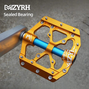 Planet Gates 3 Bearings Bicycle Pedals Ultralight Anti-slip CNC BMX MTB Road Bike Pedal Cycling Sealed Bearing Bike Pedals