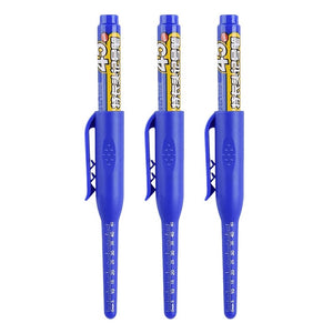 Planet Gates 3 Blue 1/3/6pcs 45mm Multi-purpose Long Head Markers Pen Deep Hole Marker Pens for Woodworking Tile Decoration Red/Black/Blue Ink