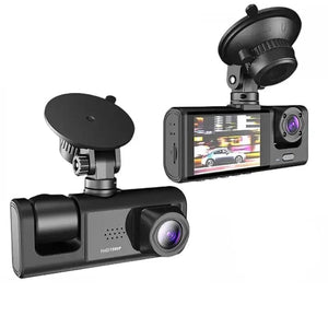 Planet Gates 3 camera with 32G 3 Channel Car DVR HD 1080P 3-Lens Inside Vehicle Dash CamThree Way Camera DVRs Recorder Video Registrator Dashcam Camcorder