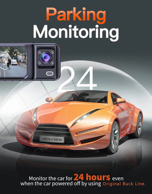 Planet Gates 3 Channel-BL / With 32G TF Card 3 Channel Dash Cam for Cars Camera Black Box 1080P Video Recorder Rear View Camera for Vehicle Car DVR car accessories