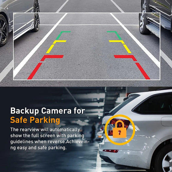 Planet Gates 3 Channel-BL / With 32G TF Card 3 Channel Dash Cam for Cars Camera Black Box 1080P Video Recorder Rear View Camera for Vehicle Car DVR car accessories