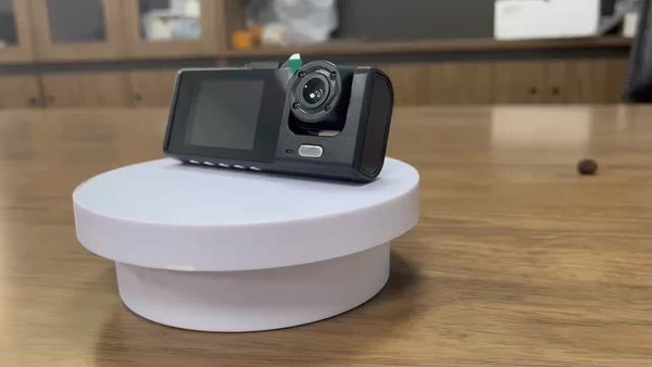 Planet Gates 3 Channel Dash Cam Front And Rear Inside, 1080P Dash Cam IR Night Vision, Loop Recording Car DVR Camera 3 Lens With 5.08 Cm IPS Screen 3 Cameras Car Dashcam, Car Black Box Recording At Same Time