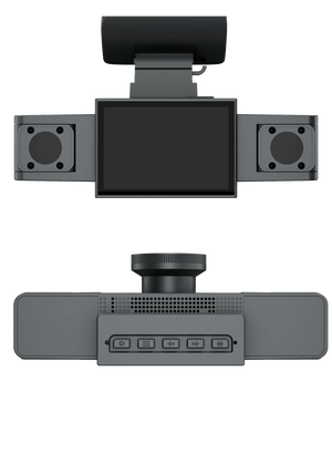 Planet Gates 3 Channel Dash Cam Video Recorder Three Lens Car Camera with Rear View DVR 24H Parking Monitor Black Box car accessories