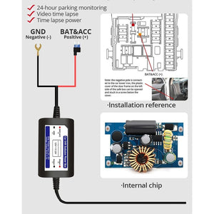 Planet Gates 3 Channel Dash Cam Video Recorder Three Lens Car Camera with Rear View DVR 24H Parking Monitor Black Box car accessories