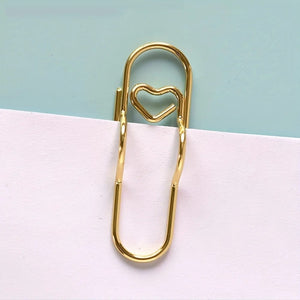 Planet Gates 3 Colors Mix 3pcs/Set Multi-functional Metal Paper Clips with Pen Holder Binder Clips School Office Learning Supplies Stationery