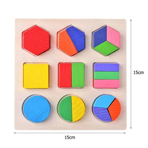 Planet Gates 3 DengFen Cartoon Wooden Small Beaded Children Early Education Baby Puzzle 0-1-3 Years Old Wooden Beaded Building Block Toys