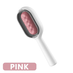 Planet Gates 3-in-1 Cat Brush Long Hair Remover Brush for Dog Cat Silicone Pet Grooming Comb with Wipe and Water Tank Pet Product Accessories