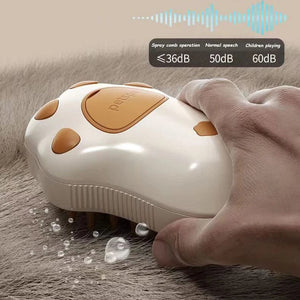 Planet Gates 3 in 1 Pet Brush Cat Steam Brush Comb Dog Brush Electric Spray Cat Hair Brushes Massage Pet Grooming Hair Removal Combs