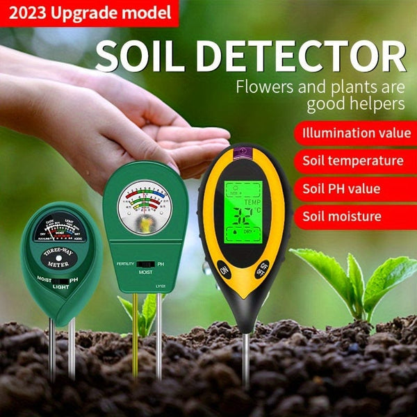 Planet Gates 3 In 1 Soil Tester 3-in-1 high-precision soil detector, humidity meter, pH value, pH value, flowers and plants for household use