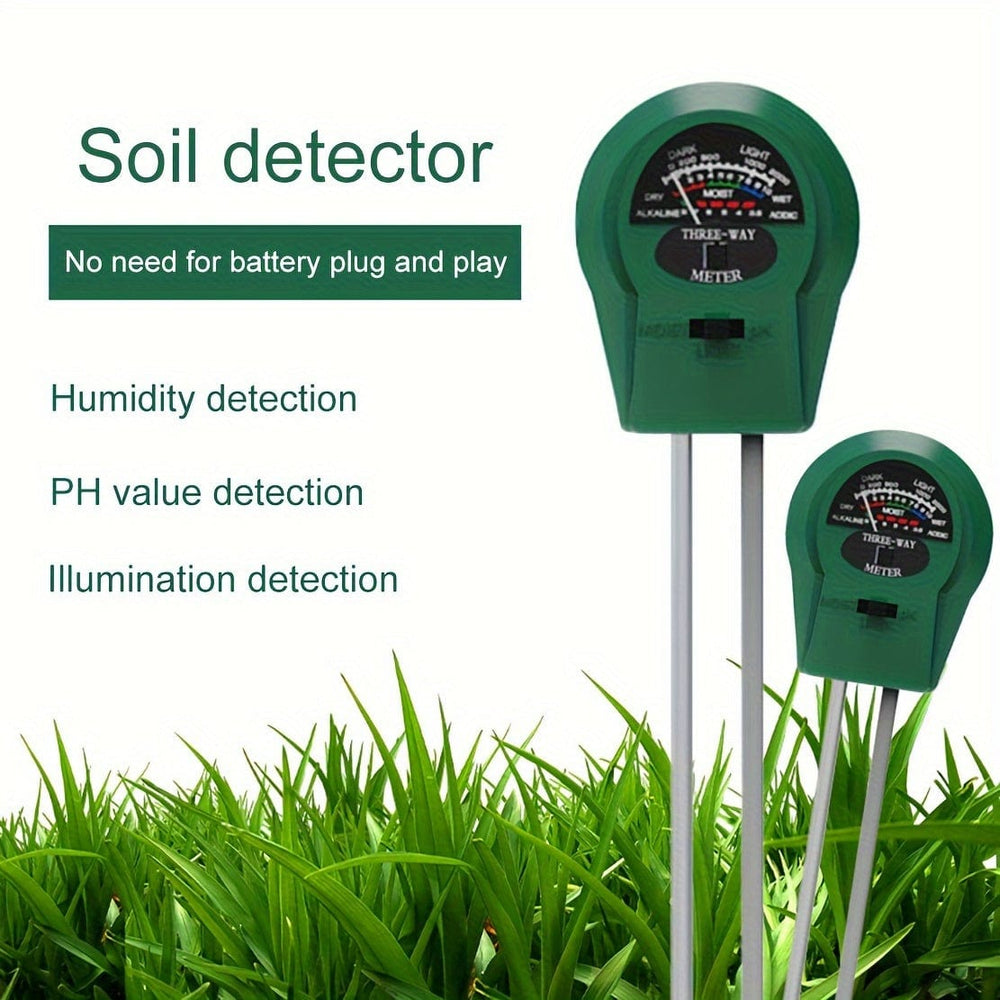 Planet Gates 3 In 1 Soil Tester 3-in-1 high-precision soil detector, humidity meter, pH value, pH value, flowers and plants for household use