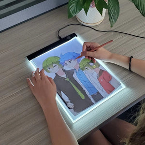Planet Gates 3 Level Dimmable Led Drawing Copy Pad Board Educational Toy For Children Baby A4 Creativity Electronic Painting Drawing Board A5
