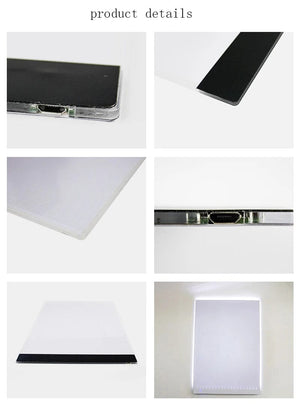 Planet Gates 3 Level Dimmable Led Drawing Copy Pad Board Educational Toy For Children Baby A4 Creativity Electronic Painting Drawing Board A5