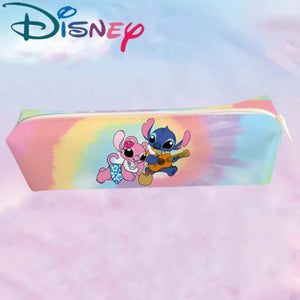 Planet Gates 3 New Disney Stitch Anime Pencil Case Stitch Print Pen Bag Cartoon Students Storage Bag Stationery kids Toy Christmars Gift